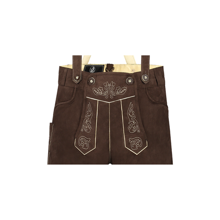 Lederhose Donkerbruin Heren