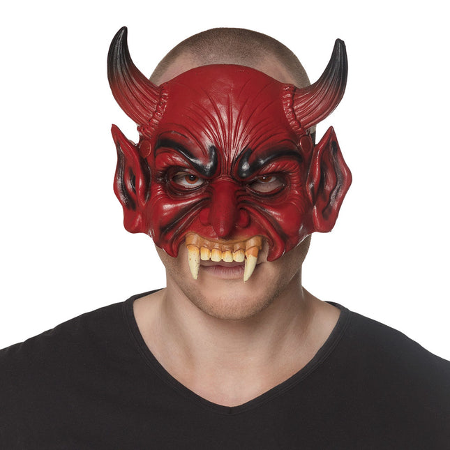 Halloween Masker Duivel Horens