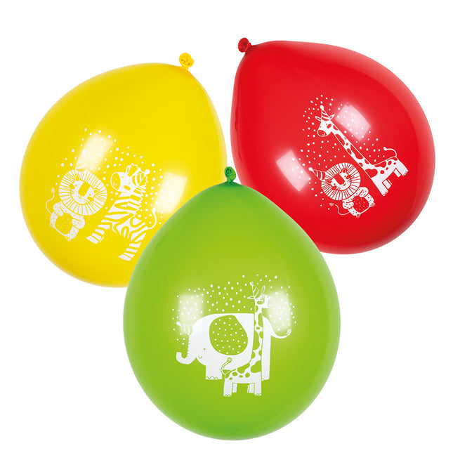 Jungle Ballonnen Safari 25cm 6st