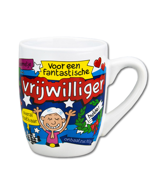 Mok Vrijwilliger 12cm