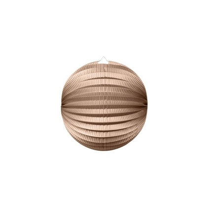 Rose Gouden Lampion Metallic 25cm