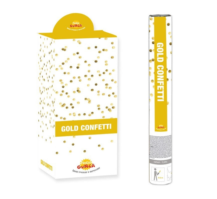 Confetti Kanon Goud 40cm