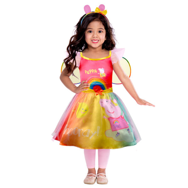 Kind Kostuum Peppa Rainbow Jurk