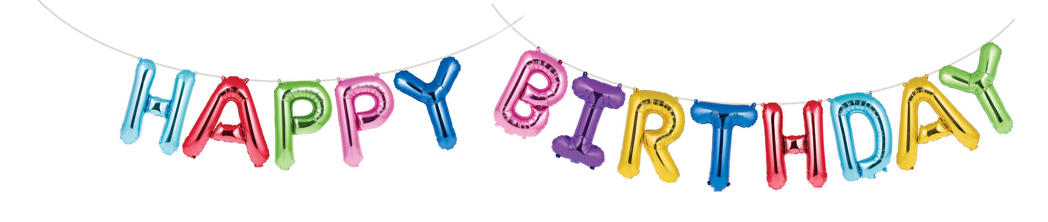 Gekleurde Happy Birthday Ballonnen Letter Set 41cm