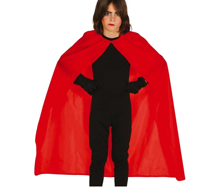 Halloween Cape Rood Kind 1m