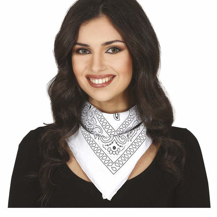 Witte Sjaal Bandana