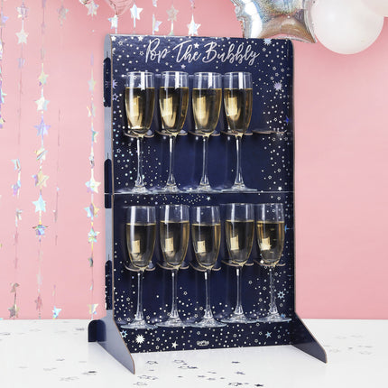 Blauwe Tafeldecoratie Prosecco Standaard 60cm