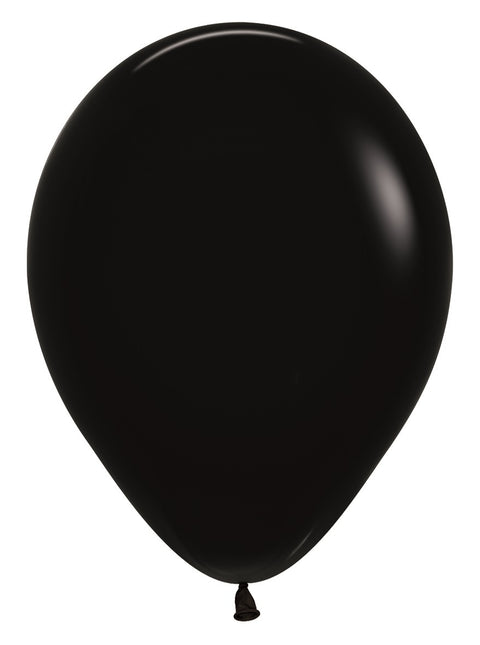 Ballonnen Black 30cm 12st