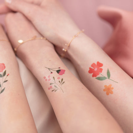 Tattoos Bloemen Mix 19st