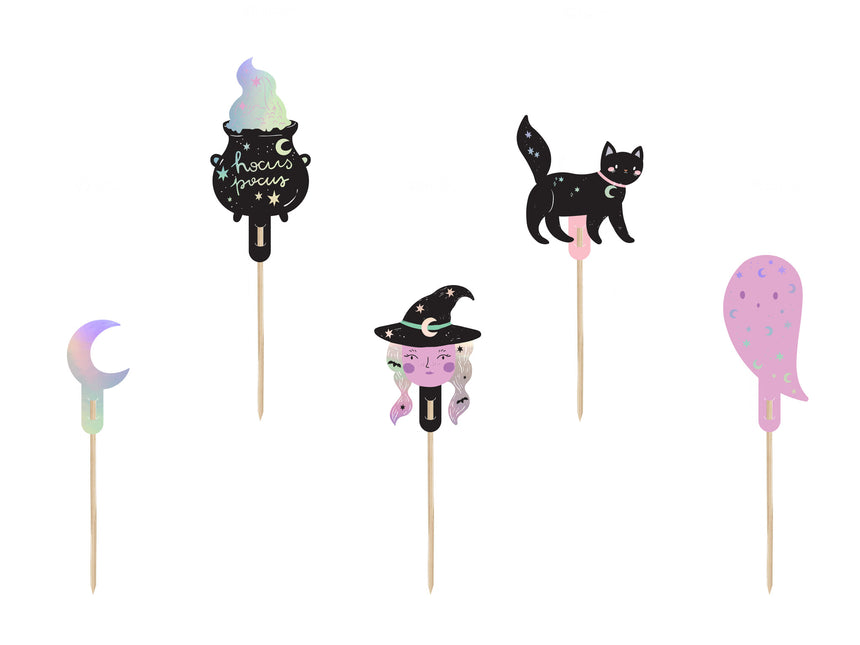 Halloween Cupcake Toppers 14cm 6st