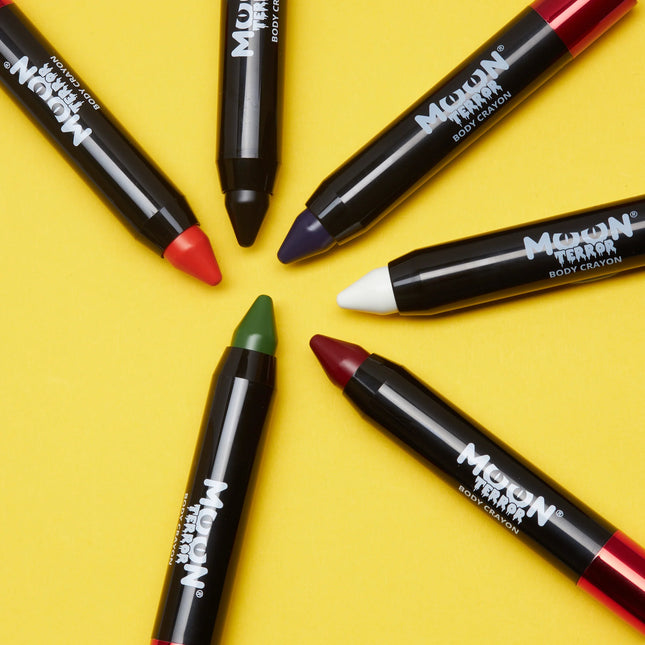 Moon Terror Halloween Body Crayons Midnight Black 3.2g