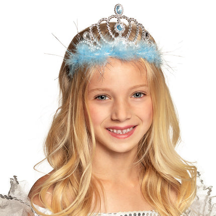 Blauwe Prinsessen Kroon Diamanten