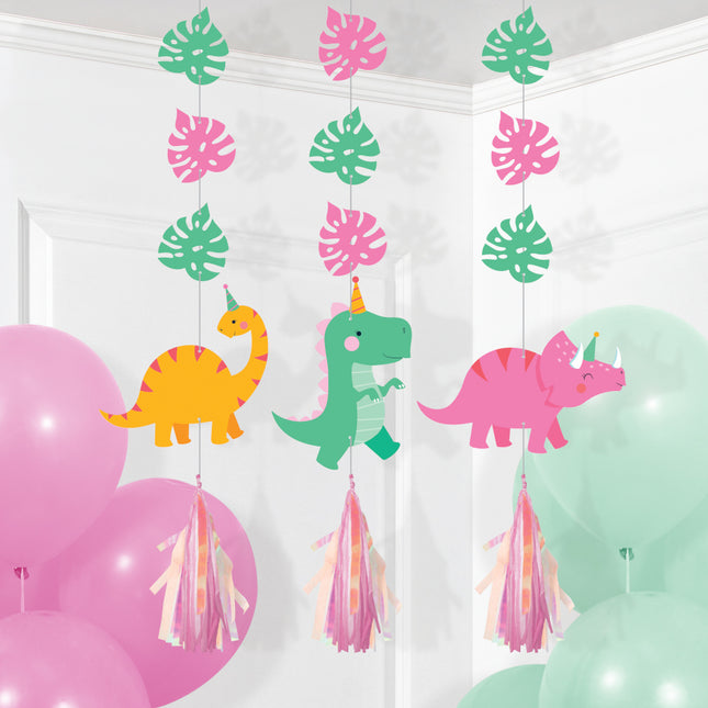 Dino Hangdecoratie 91cm 3st