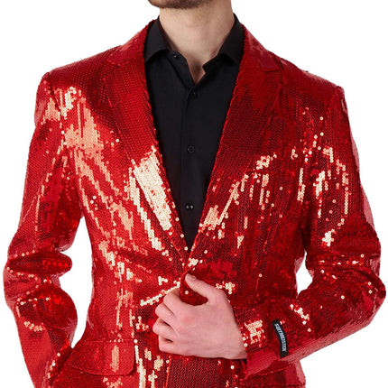 Paillet Rood Blazer Heren Suitmeister