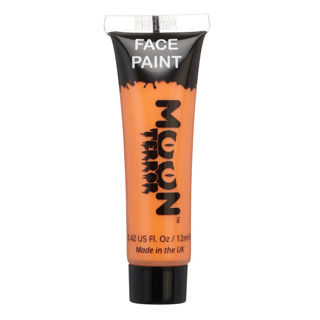 Moon Terror Halloween Face Paint Pumpkin Orange 12ml