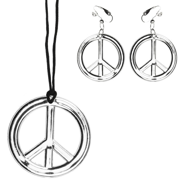 Hippie Ketting Set met Oorbellen