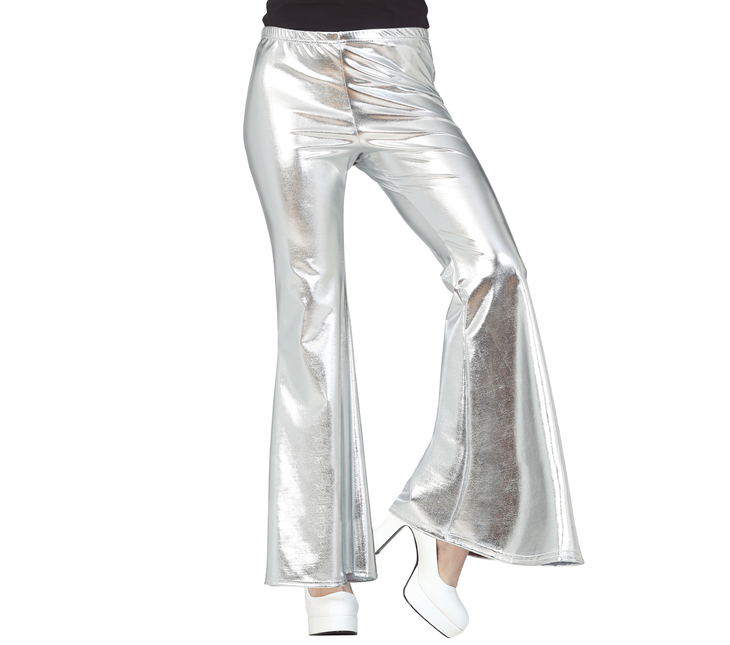 Disco 70S Broek Zilver Dames