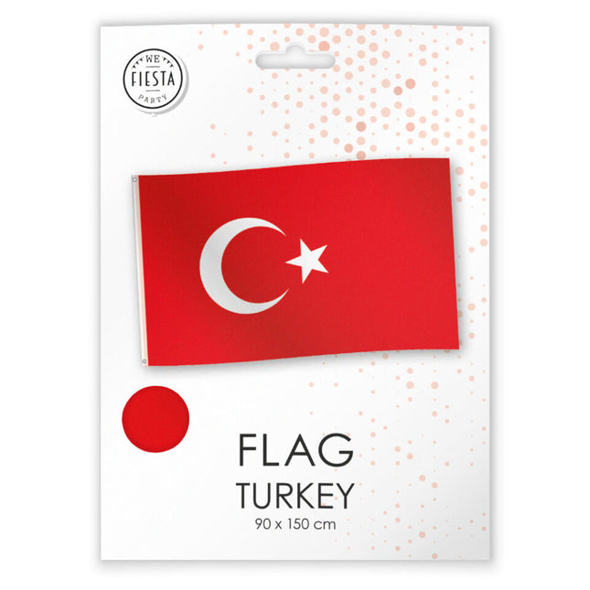 Vlag Turkije 1,5m