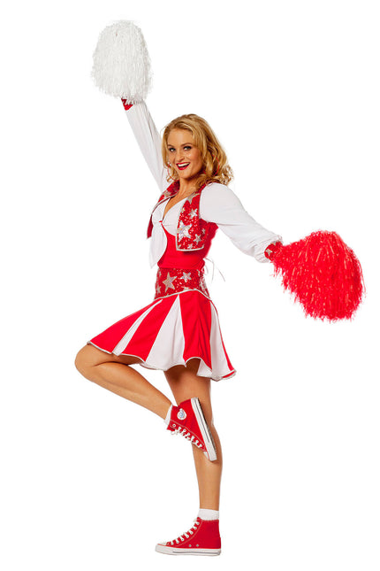 Cheerleader Pakje Rood Dames