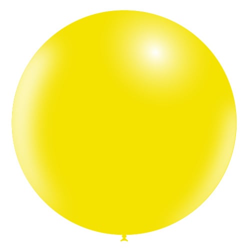 Lichtgele Reuze Ballon XL 91cm