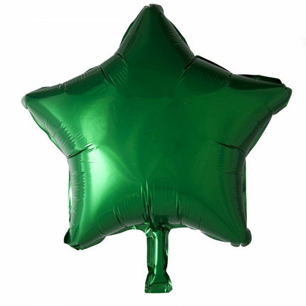 Helium Ballon Ster Groen 46cm leeg