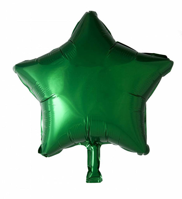 Helium Ballon Ster Groen 46cm leeg