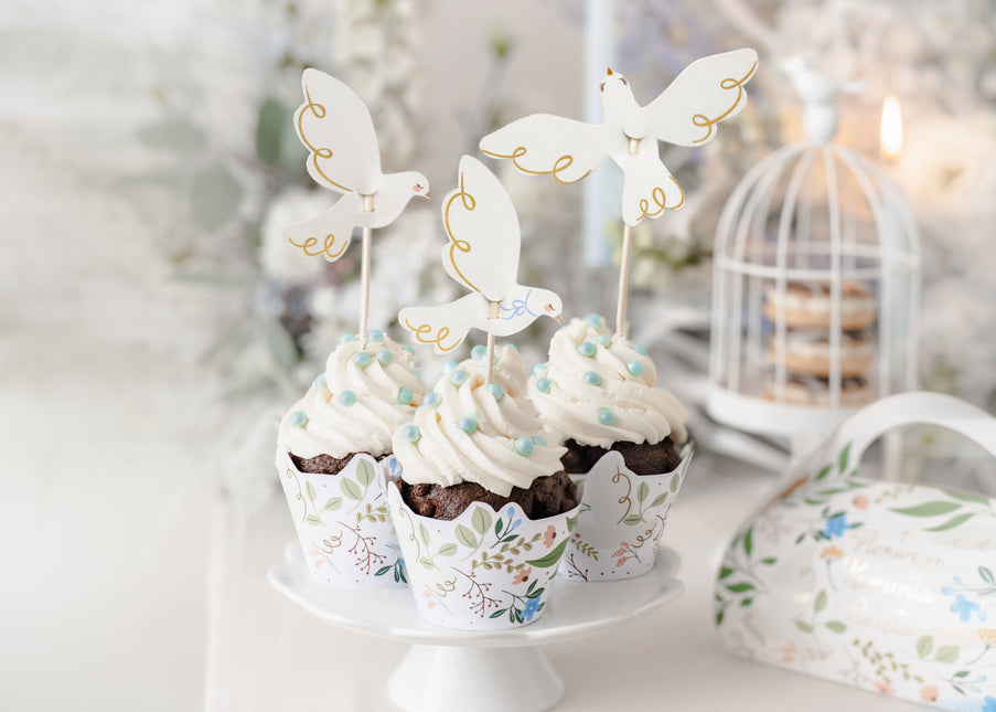 Cupcake Vormpjes Bloemen 6st