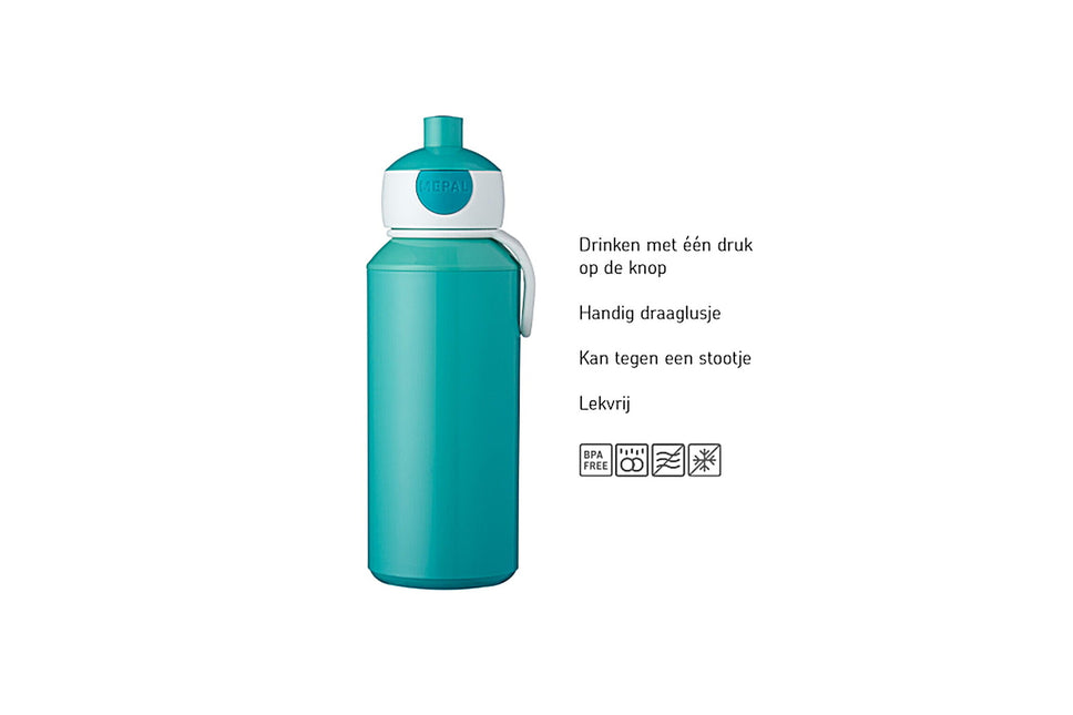 Drinkfles Pop-Up Campus 400ml Dino