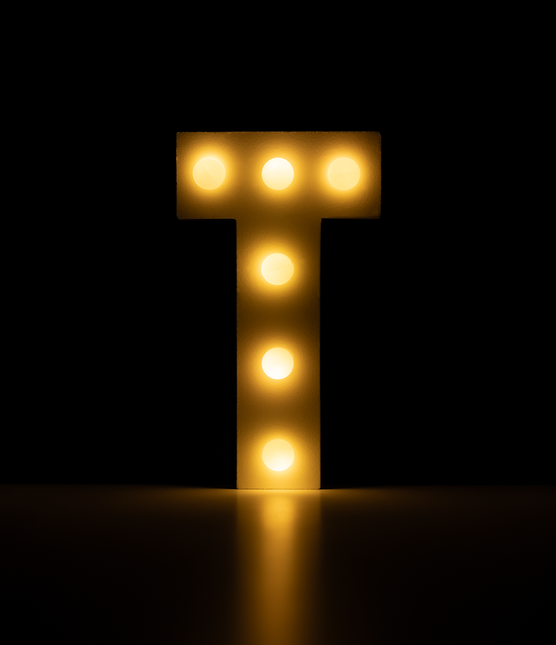 T Licht Letter 16,5cm