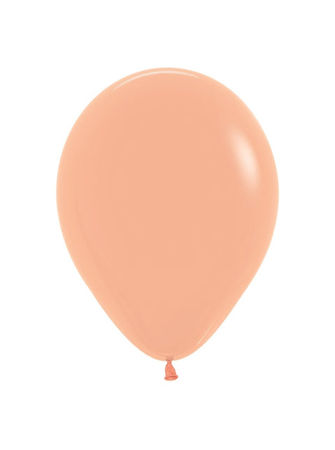 Ballonnen Peach Blush 23cm 50st