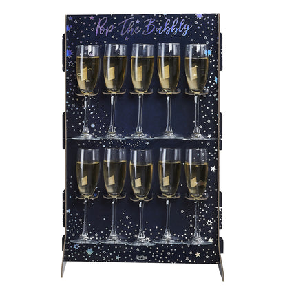 Blauwe Tafeldecoratie Prosecco Standaard 60cm