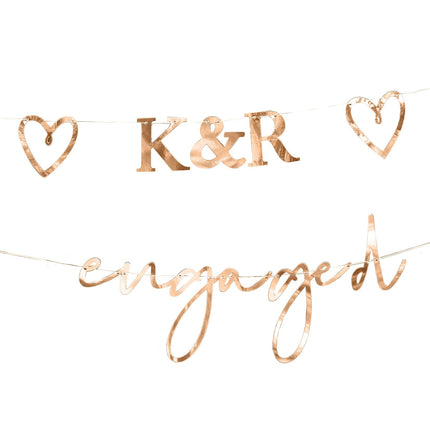 Rose Gouden Bruiloft Letterslinger Engaged 4m 2st