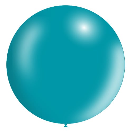 Turquoise Reuze Ballon XL Metallic 91cm