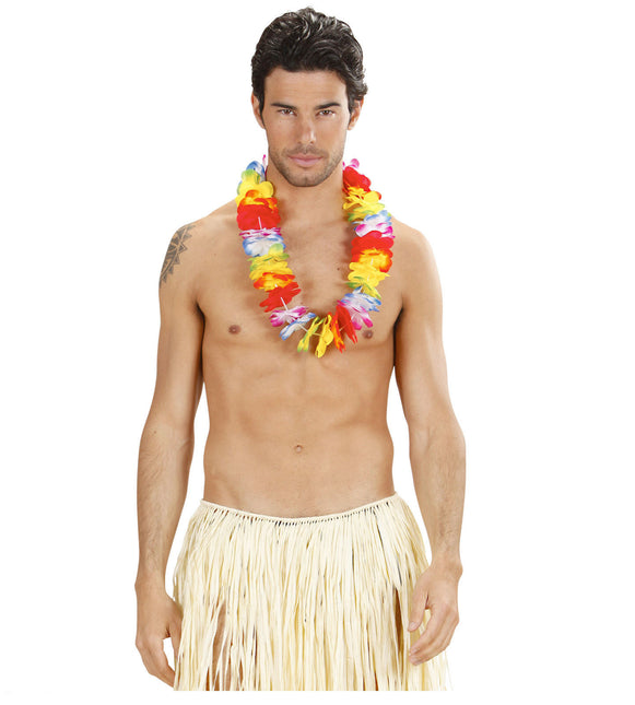 Gekleurde Hawaii Krans Luxe