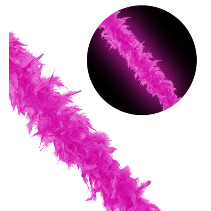 Neon Roze Boa 1,8m