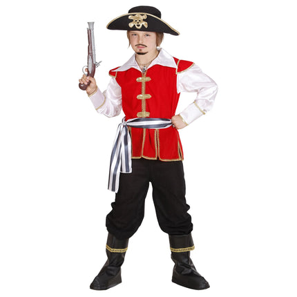 Piratenpak Wit Zwart Jongen