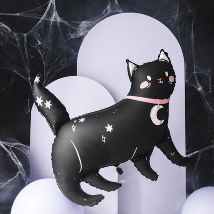 Halloween Helium Ballon Kat Leeg 95cm