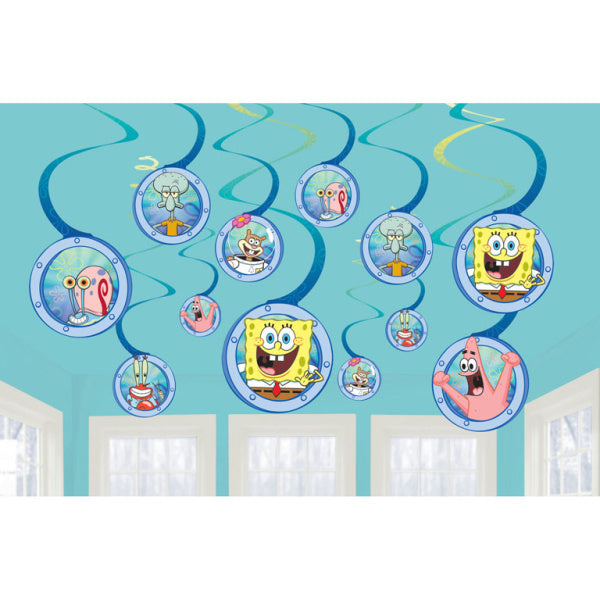 Spongebob Hangdecoratie 12st