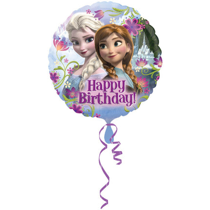 Frozen Helium Ballon Happy Birthday 43cm leeg