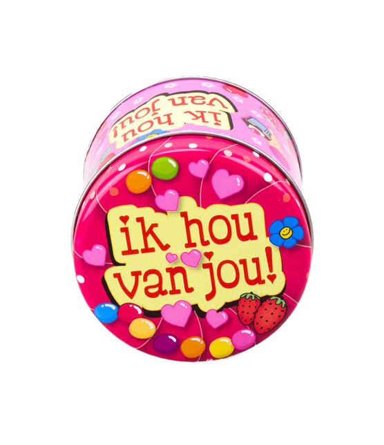 Snoepblik Ik Hou Van Jou 9cm