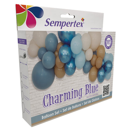 Ballonnen DIY Balloon Kit Charming Blue