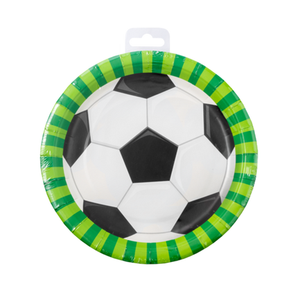 Voetbal Borden Zwart Wit 23cm 8st