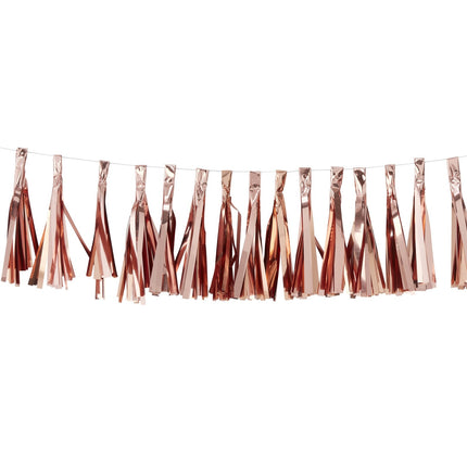 Rose Gouden Tassel Slinger 2m