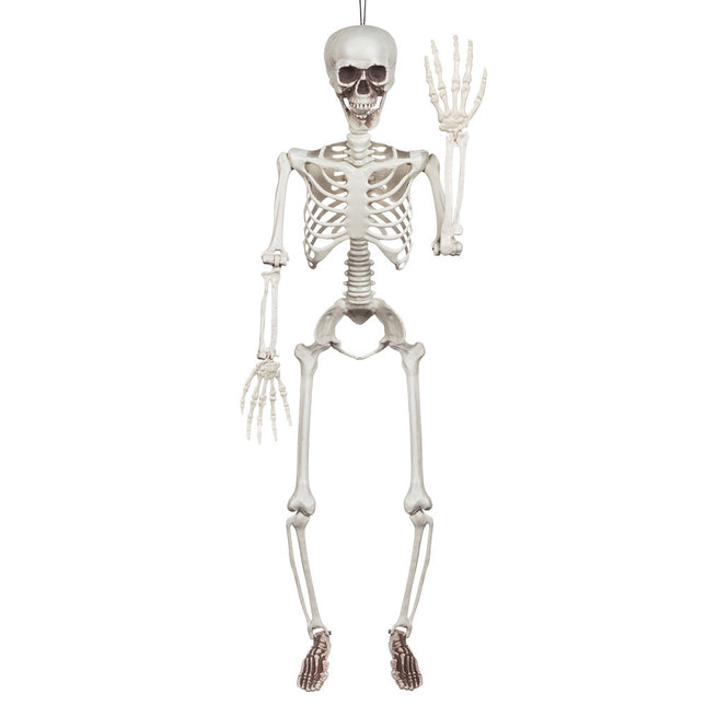 Halloween Skelet Wit 90cm