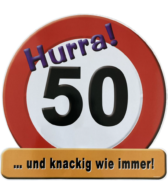 Deurbord 50 Jahre 50cm