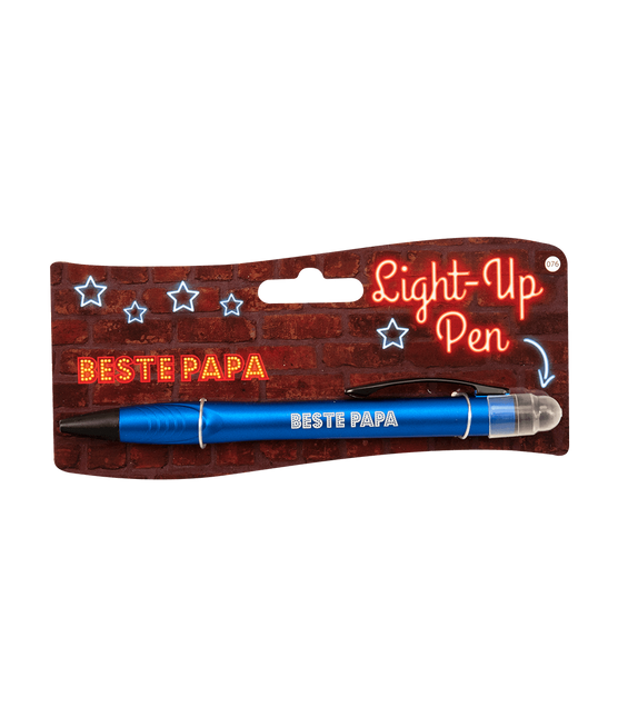 Light Up Pen Beste Papa 15cm