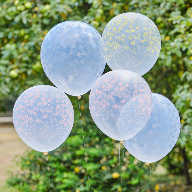 Ballonnen Bloesem 30cm 5st