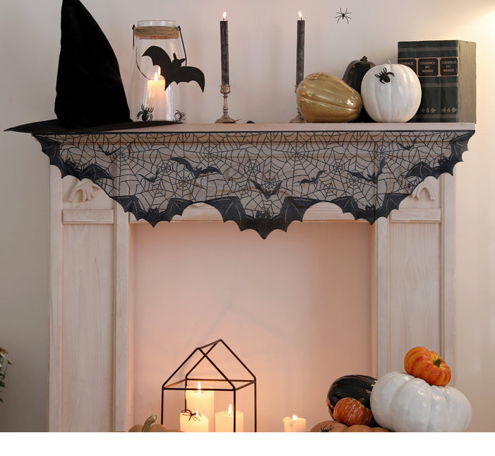 Halloween Hangdecoratie Vleermuizen 2m