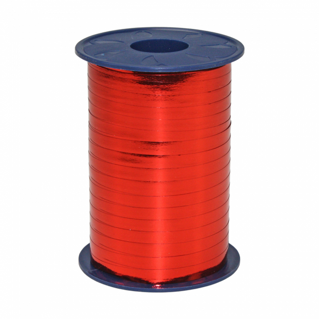 Rood Lint Metallic 5mm 250m