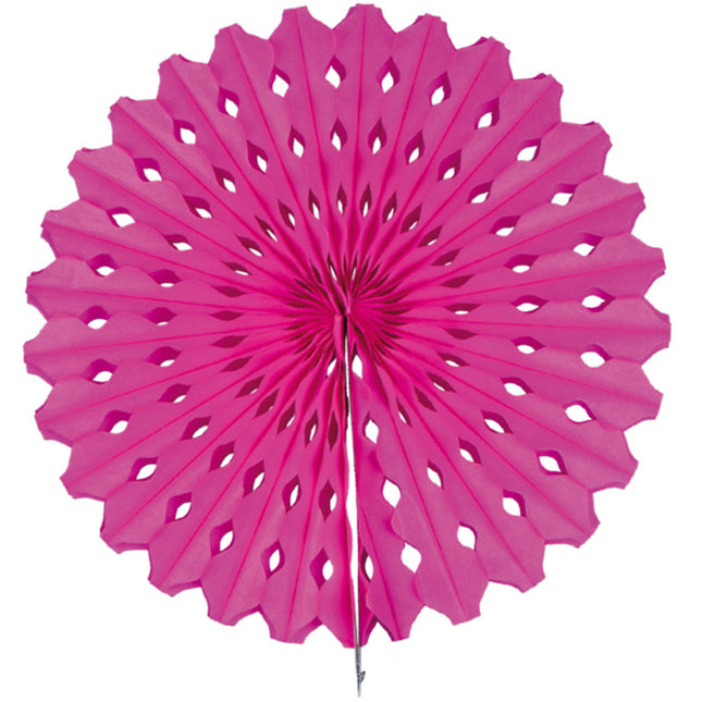 Papieren Waaier Fuchsia 45cm